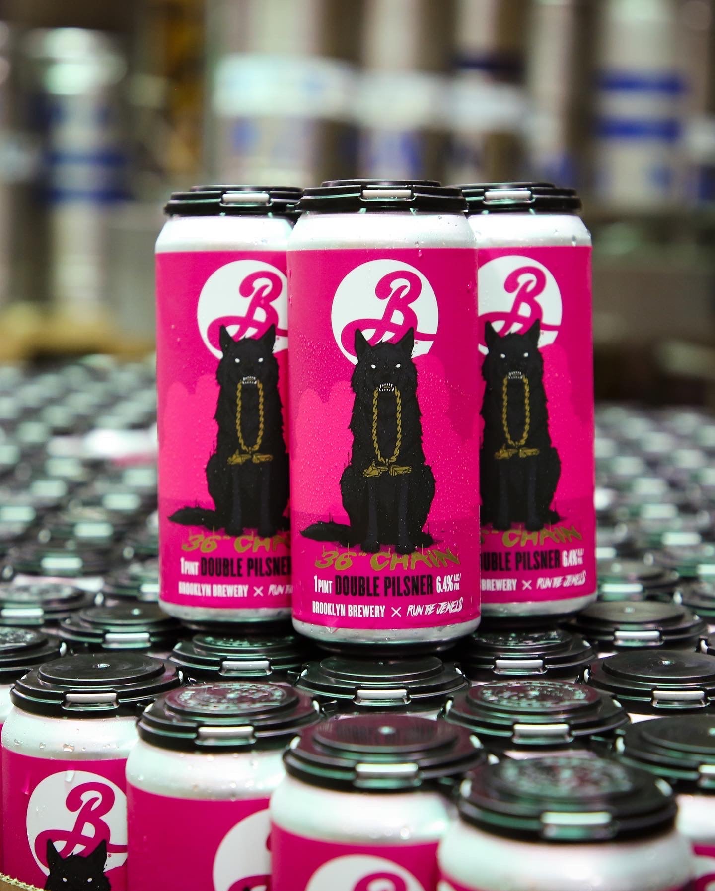 NEW BREW WITH BROOKLYN BREWERY: "36 CHAIN"