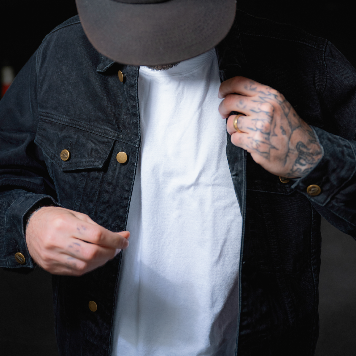 The Pistol Fist Japanese Black Denim Jacket