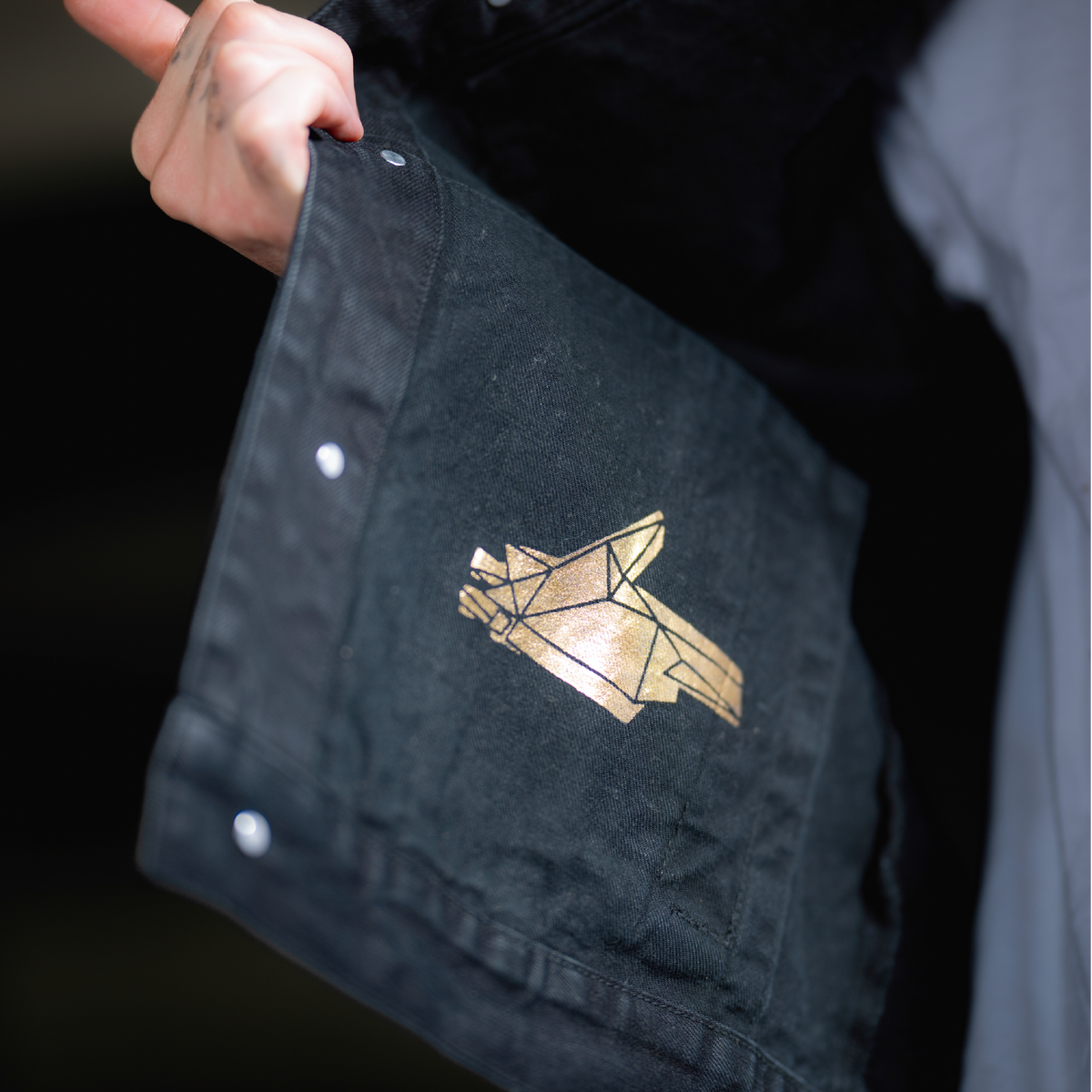 The Pistol Fist Japanese Black Denim Jacket