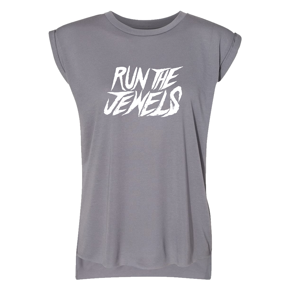 WOMEN&#39;S ROLL CUFF LOGO TEE